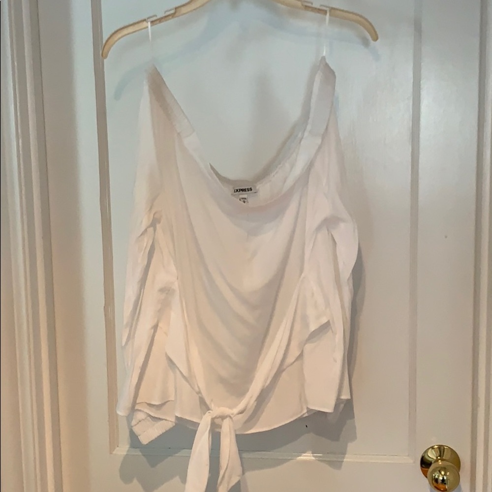 Off shoulder blouse Express